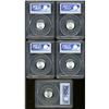 Image 2 : (5)1944-D 10C MS67 Full Bands PCGS.