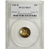 Image 3 : 1945-D 10C MS67 PCGS. PCGS Population (138/0). NGC