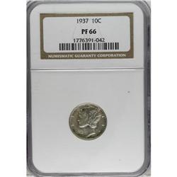 1937 10C PR66 NGC. NGC Census: (688/338). PCGS Pop