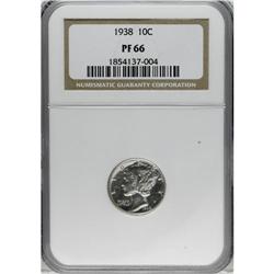 1938 10C PR66 NGC. NGC Census: (1114/416). PCGS Po