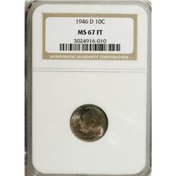 1949-D 10C MS67 Full Bands NGC. NGC Census: (0/0).