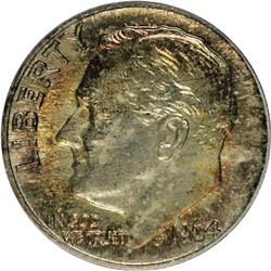 1964 10C MS66 Full Bands PCGS. PCGS Population (87/11)