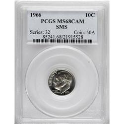 1966 10C SMS MS68 Cameo PCGS. PCGS Population (21/