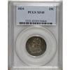 Image 1 : 1834 25C XF45 PCGS. PCGS Population (44/217). NGC