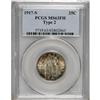 Image 1 : 1917-S 25C Type Two MS63 Full Head PCGS. PCGS Popu
