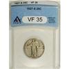 Image 1 : 1927-S 25C VF35 ANACS. NGC Census: (146/286). PCGS