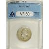 Image 1 : 1932-D 25C VF30 ANACS. NGC Census: (25/1460). PCGS