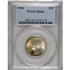 Image 1 : 1936 25C MS66 PCGS. PCGS Population (385/52). NGC