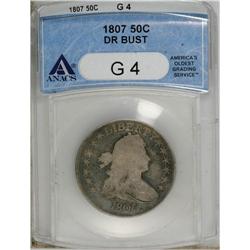 1807 50C Draped Bust G4 ANACS. NGC Census: (12/177
