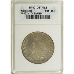 1808 50C --Cleaned--ANACS. XF40 Details. NGC Census: (6