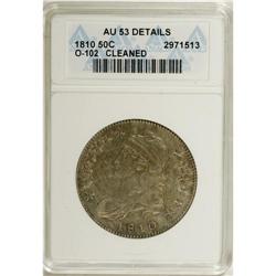 1810 50C --Cleaned--ANACS. AU53 Details. NGC Census: (7