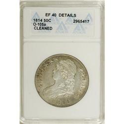 1814 50C --Cleaned--ANACS. XF40 Details. NGC Census: (1