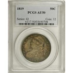 1819 50C AU50 PCGS. PCGS Population (30/130). NGC