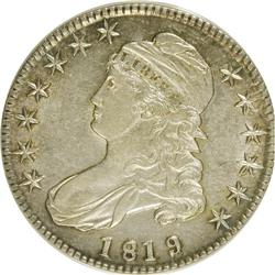 1819/8 50C Small 9 XF45 ANACS. O-101. NGC Census: (25/