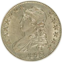 1825 50C --Cleaned--ANACS. AU55 Details. NGC Census: (1