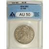 Image 1 : 1834 50C Large Date, Large Letters AU50 ANACS. O-1