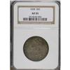 Image 1 : 1838 50C AU55 NGC. NGC Census: (196/824). PCGS Pop
