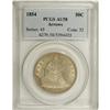 Image 1 : 1854 50C Arrows AU58 PCGS. PCGS Population (30/94)