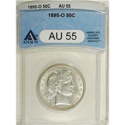 1895-O 50C AU55 ANACS. NGC Census: (2/126). PCGS P