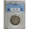 Image 1 : 1898 50C AU55 ANACS. NGC Census: (8/236). PCGS Pop