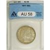 Image 1 : 1911 50C AU58 ANACS. NGC Census: (58/332). PCGS Po