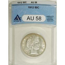 1912 50C AU58 ANACS. NGC Census: (46/358). PCGS Po