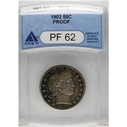 1903 50C PR62 ANACS. NGC Census: (22/374). PCGS Po