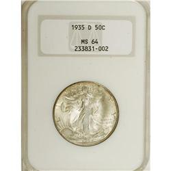 1935-D 50C MS64 PCGS. PCGS Population (531/461). N