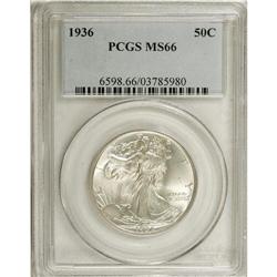 1936 50C MS66 PCGS. PCGS Population (675/100). NGC