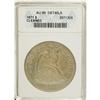 Image 1 : 1871 $1 --Cleaned--ANACS. AU58 Details. NGC Census: