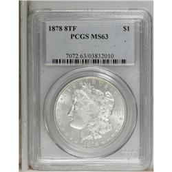 1878 8TF $1 MS63 PCGS. PCGS Population (2852/2402)