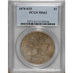 1878 8TF $1 MS63 PCGS. PCGS Population (2852/2402)