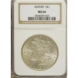 1878 8TF $1 MS64 NGC. NGC Census: (3338/652). PCGS