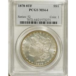 1878 8TF $1 MS64 PCGS. PCGS Population (1966/436).