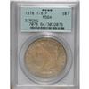 Image 1 : 1878 7/8TF $1 Strong MS64 PCGS. PCGS Population (1