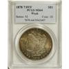 Image 1 : 1878 7/8TF $1 Weak MS64 PCGS. PCGS Population (709