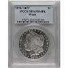 Image 1 : 1878 7/8TF $1 Weak MS63 Deep Mirror Prooflike PCGS.