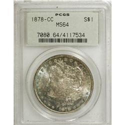 1878-CC $1 MS64 PCGS. PCGS Population (4821/1571).