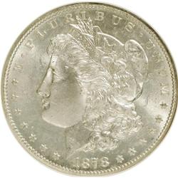 1878-S $1 MS65 NGC. NGC Census: (6352/840). PCGS Popul
