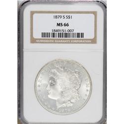 1879-S $1 MS66 NGC. NGC Census: (5300/1648). PCGS