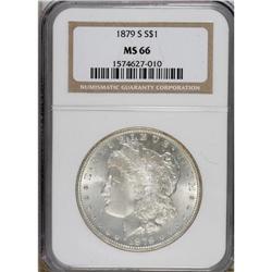 1879-S $1 MS66 NGC. NGC Census: (10616/3304). PCGS
