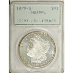 1879-S $1 MS65 Prooflike PCGS. PCGS Population (10