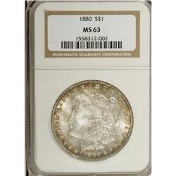 1880 $1 MS63 NGC. NGC Census: (4418/7658). PCGS Po
