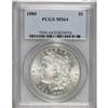 Image 1 : 1880 $1 MS64 PCGS. PCGS Population (2838/809). NGC