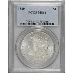 1880 $1 MS64 PCGS. PCGS Population (2838/809). NGC