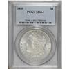 Image 1 : 1880 $1 MS64 PCGS. PCGS Population (2838/809). NGC