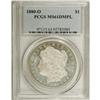 Image 1 : 1880-O $1 MS61 Deep Mirror Prooflike PCGS. PCGS Po