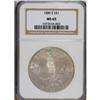 Image 1 : 1880-S $1 MS65 NGC. NGC Census: (50480/22922). PCG