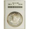 Image 1 : 1880-S $1 MS64 Deep Mirror Prooflike ANACS. NGC Ce