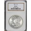 Image 1 : 1881 $1 MS64 NGC. NGC Census: (5586/1128). PCGS Po